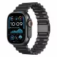Steel Wave Apple Watch fekete fémszíj mágneses csattal
