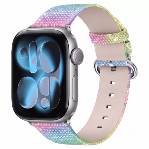 Szivárvány színű Glimmer Apple Watch szíj