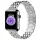 Apple Watch ezüst brilliance köves fémszíj