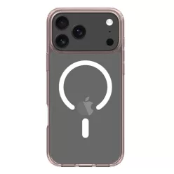 Átlátszó/rózsaszín iPhone 17 Pro MagSafe tok