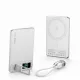 C1 mágneses PowerBank 5 000 mAh – iPhone, Apple Watch és AirPods készülékekhez, ezüst