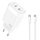 45W kétportos USB-C hálózati töltő adapter, PD gyorstöltő + USB-C - USB-C kábel (1m)