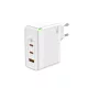 100W 2xUSB-C + 1xUSB QC3.0 töltő adapter, PD gyorstöltő