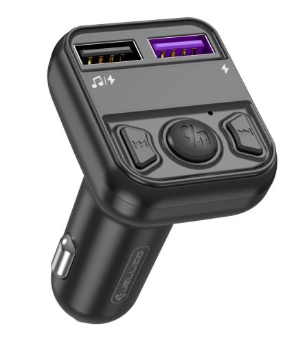 FM transmitter és 2 portos USB-A szivargyújtós autós töltő