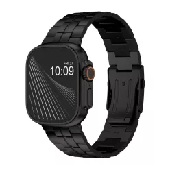 Auron Apple Watch fekete titán fémszíj - 44/45/46/49 mm