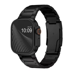 Onyx Apple Watch fekete titán fémszíj - 44/45/46/49 mm