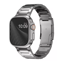 Onyx Apple Watch natúr titán fémszíj - 49 mm