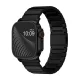 MagFuse Apple Watch fekete titán fémszíj mágneses csattal - 49 mm