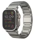 MagFuse Apple Watch natúr titán fémszíj mágneses csattal - 49 mm