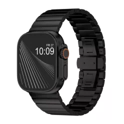 PureLink Apple Watch fekete titán fémszíj - 49 mm