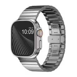 PureLink Apple Watch natúr titán fémszíj - 49 mm