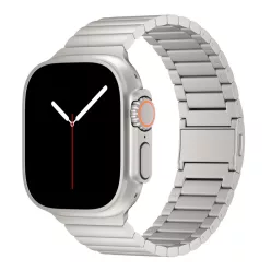   MagLink Apple Watch natúr titán fémszíj mágneses csattal - 49 mm