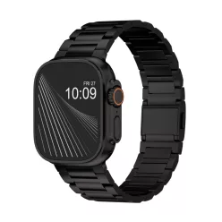   MagCore Apple Watch fekete titán fémszíj mágneses csattal - 49 mm
