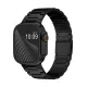 MagCore Apple Watch fekete titán fémszíj mágneses csattal - 49 mm