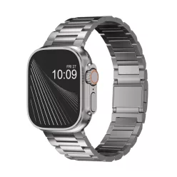   MagCore Apple Watch natúr titán fémszíj mágneses csattal - 49 mm
