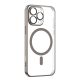 Soft-Jane Series titánszürke iPhone 15 Pro Max MagSafe védőtok kameravédő lencsével