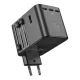 45W 5 portos univerzális világutazó adapter 2xUSB + 3xUSB-C 