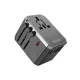 70W 5 portos univerzális világutazó adapter 2xUSB + 3xUSB-C 