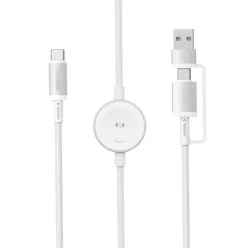   TitanLink 100W 2 az 1-ben USB-C töltőkábel Apple Watch töltővel