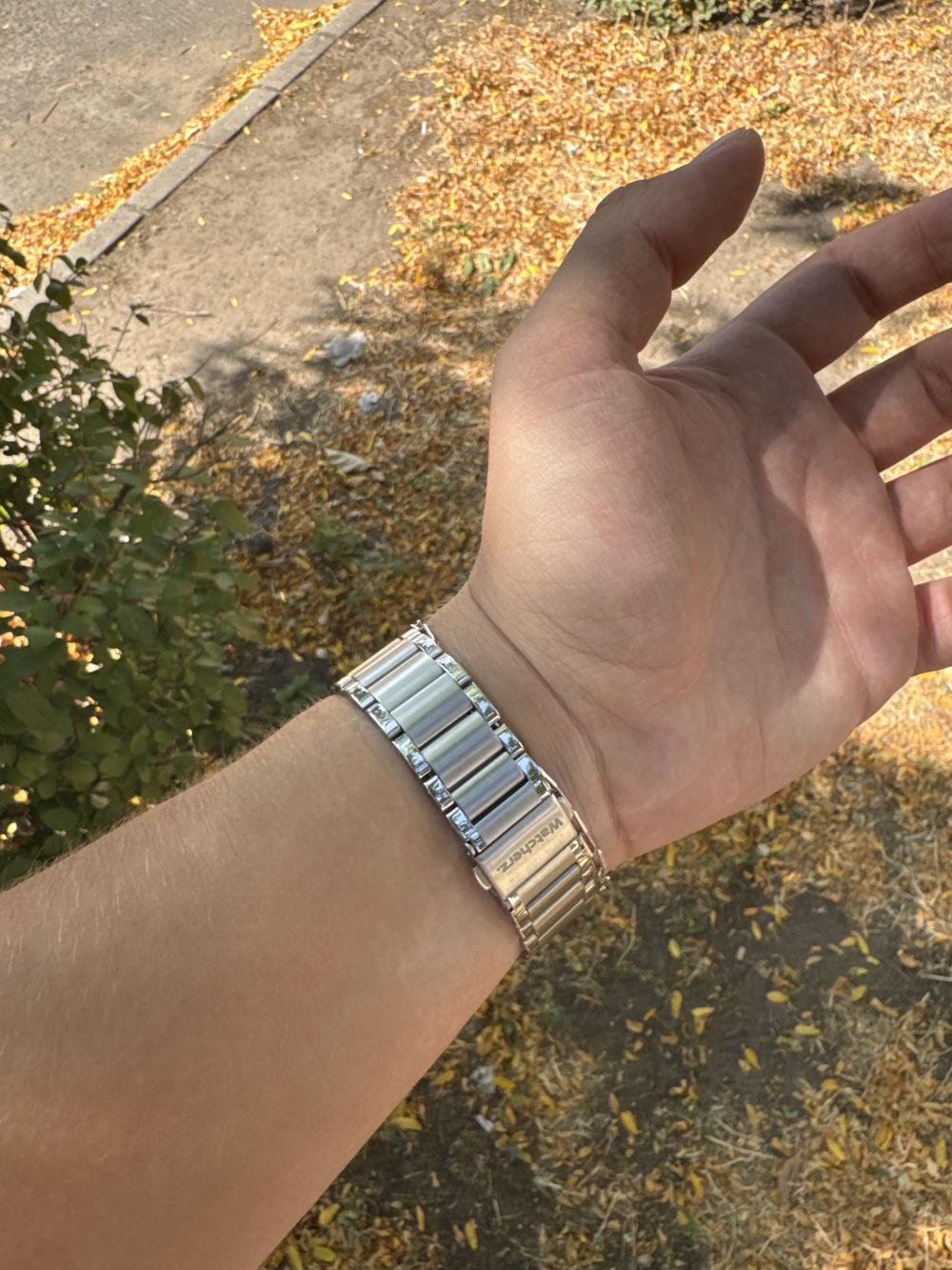 Apple Watch ezüst sterling fémszíj
